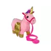 LEAN TOYS Mascotte interactief paard roze gouden vleugels muziek