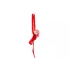 LEAN TOYS mascotte pluchen aap met baby, rood 70 cm