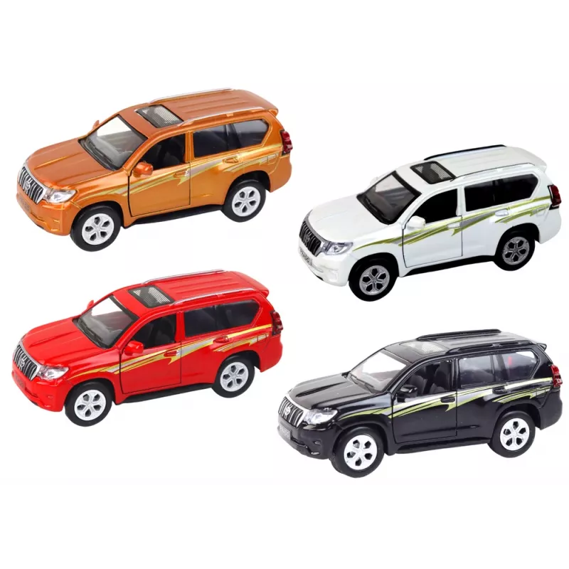 LEAN TOYS metalen auto 12 cm geluidseffecten licht verschillende kleuren