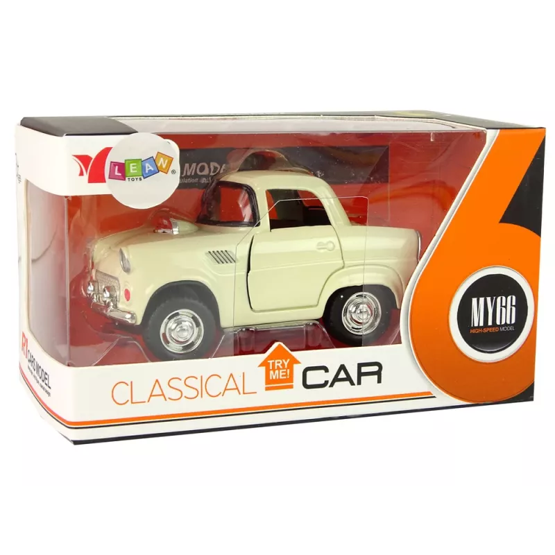 LEAN TOYS metalen auto klassieke openingsdeuren geluid