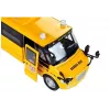 LEAN TOYS metalen schoolbus met wrijvingsaandrijving gietmodel