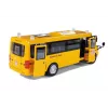 LEAN TOYS metalen schoolbus met wrijvingsaandrijving gietmodel
