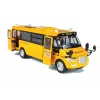 LEAN TOYS metalen schoolbus met wrijvingsaandrijving gietmodel