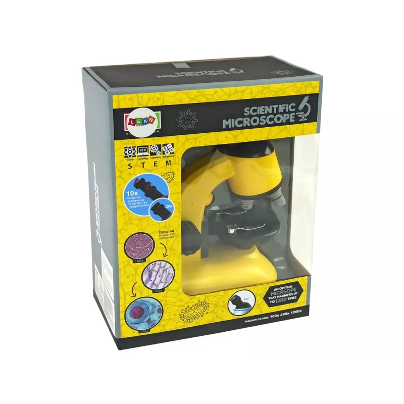 LEAN TOYS microscoop voor kleine wetenschappers leerset