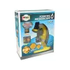 LEAN TOYS microscoop voor de wetenschapper educatieve set geel 100x 400x 1200x