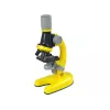 LEAN TOYS microscoop voor de wetenschapper educatieve set geel 100x 400x 1200x