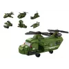 LEAN TOYS militaire helikopter bouwset militairgroen 1000 onderdelen