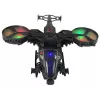 LEAN TOYS militaire helikopter met grote rotorbladen, lichten, geluid en rotatie