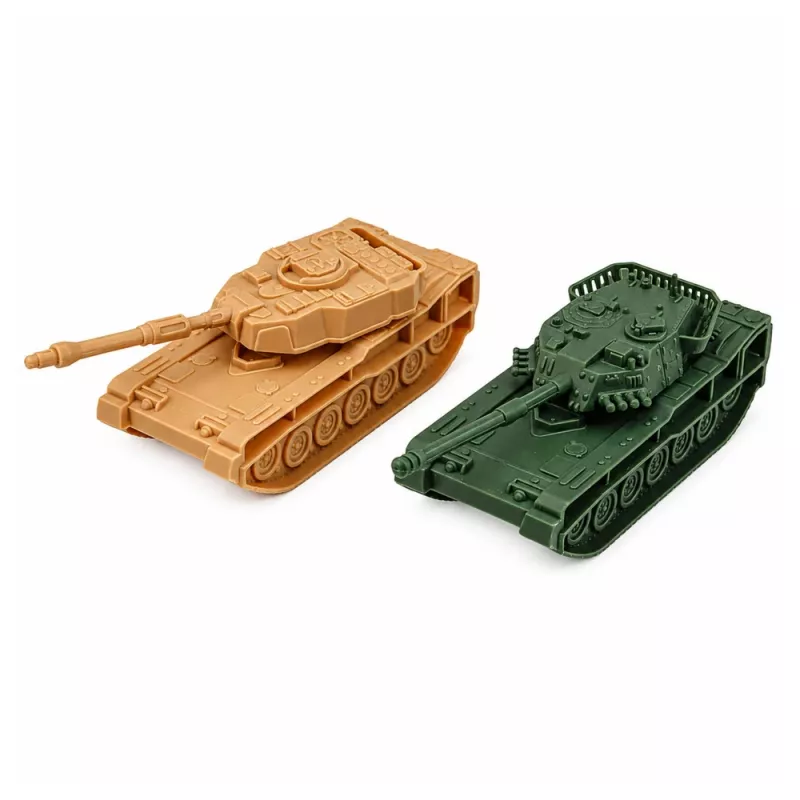 LEAN TOYS Militair set soldaten voertuigen schepen straaljagers basis 54 stuks