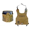 LEAN TOYS militaire set wapen masker verrekijker vest kompas