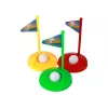 LEAN TOYS Minigolfset voor kinderen, clubs, 12-delig