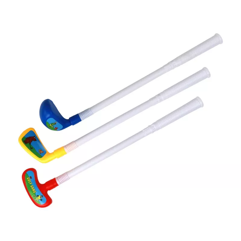 LEAN TOYS Minigolfset voor kinderen, clubs, 12-delig
