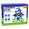 LEAN TOYS meertraps watertafel speelplaats met stoel, accessoires en vormen, 63 cm