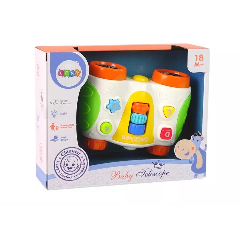 LEAN TOYS multifunctionele interactieve verrekijker voor baby's baby-telescoop