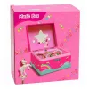 LEAN TOYS muziekdoos sieradendoos draaiende eenhoorn roze