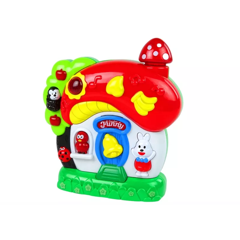 LEAN TOYS Muzikaal speelhuis voor baby's dieren