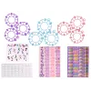 LEAN TOYS nagellakset met vormer, lamp, vijl en brokaat