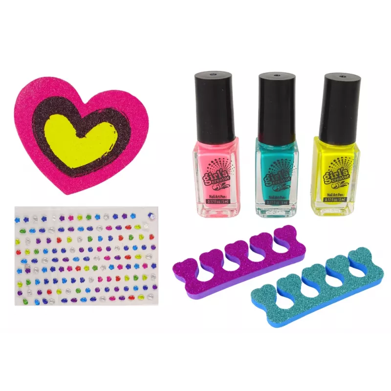 LEAN TOYS nagelstylingset voor kleine dames nagelkunst-studio