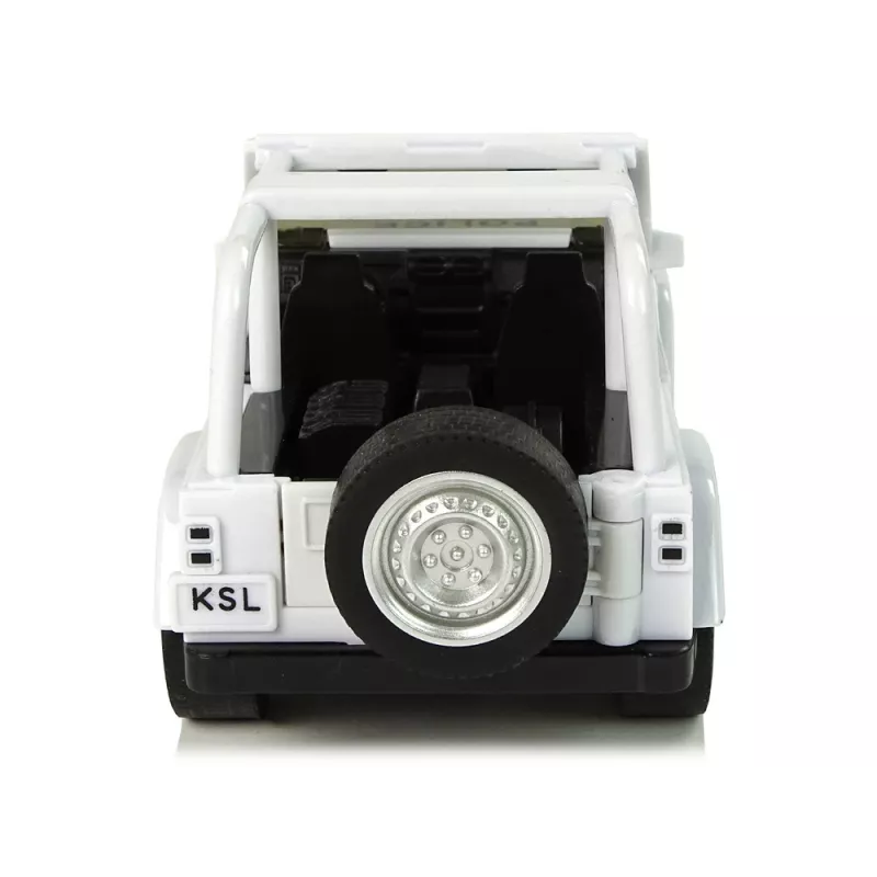 LEAN TOYS offroad politieauto wit