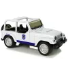LEAN TOYS offroad politieauto wit