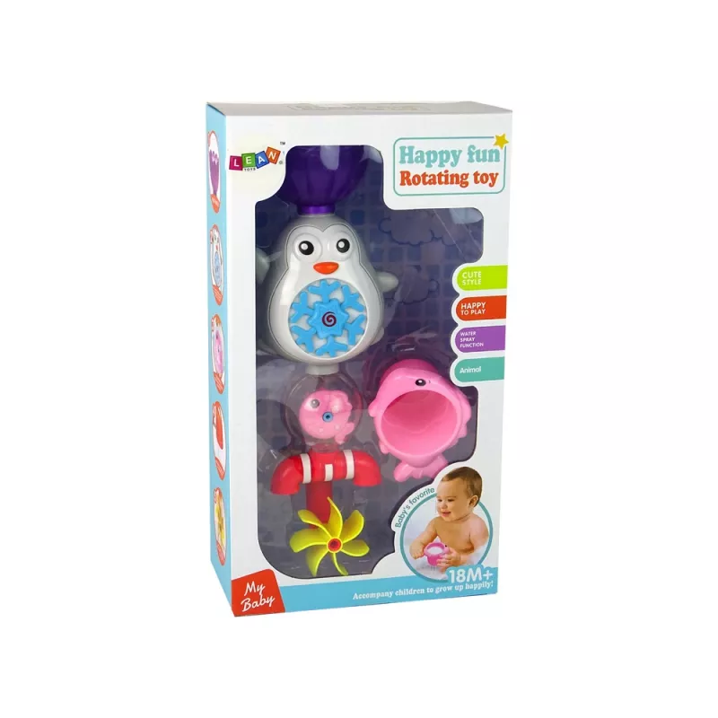 LEAN TOYS Pinguïn badspeelgoed voor kinderen