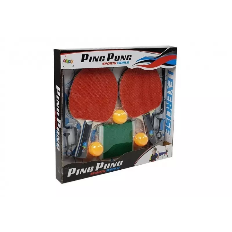 LEAN TOYS Tafeltennisset batjes net