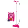 LEAN TOYS Roze elektrische gitaar met microfoon en versterker