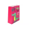 LEAN TOYS roze papieren draagtas 32cm x 26cm x 10cm