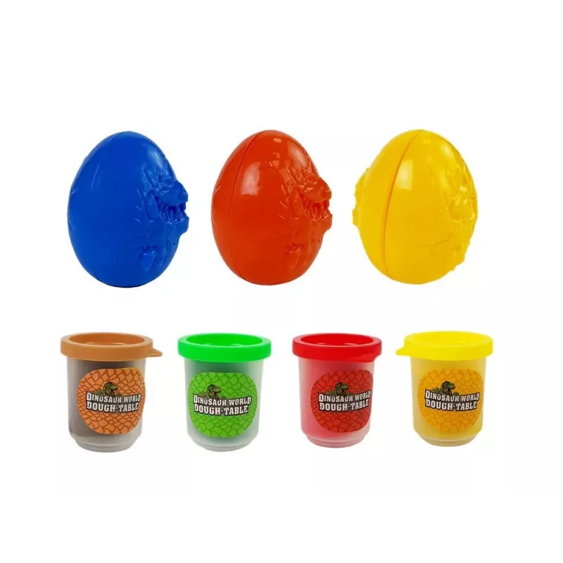 LEAN TOYS speeldeeg dinosaurussen eieren vorm 12 stuks 4 kleuren