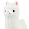 LEAN TOYS pluchen alpaca zachte witte vacht 28 cm