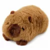 LEAN TOYS Pluchen capybara diermascotte Knuffeldier Bruin 16 cm