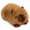 LEAN TOYS Pluchen capybara diermascotte Knuffeldier Bruin 16 cm