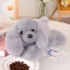 LEAN TOYS pluche cocker spaniel hond met verzwaarde poten, grijs, 30 cm