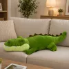 LEAN TOYS pluchen krokodil mascotte knuffeldier realistisch groen 70cm