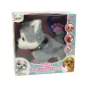 LEAN TOYS pluchen hond interactief educatief riem liedjes wandelingen