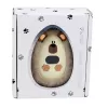 LEAN TOYS pluchen egel handwarmer oplaadbaar beige 45°C / 55°C / 65°C