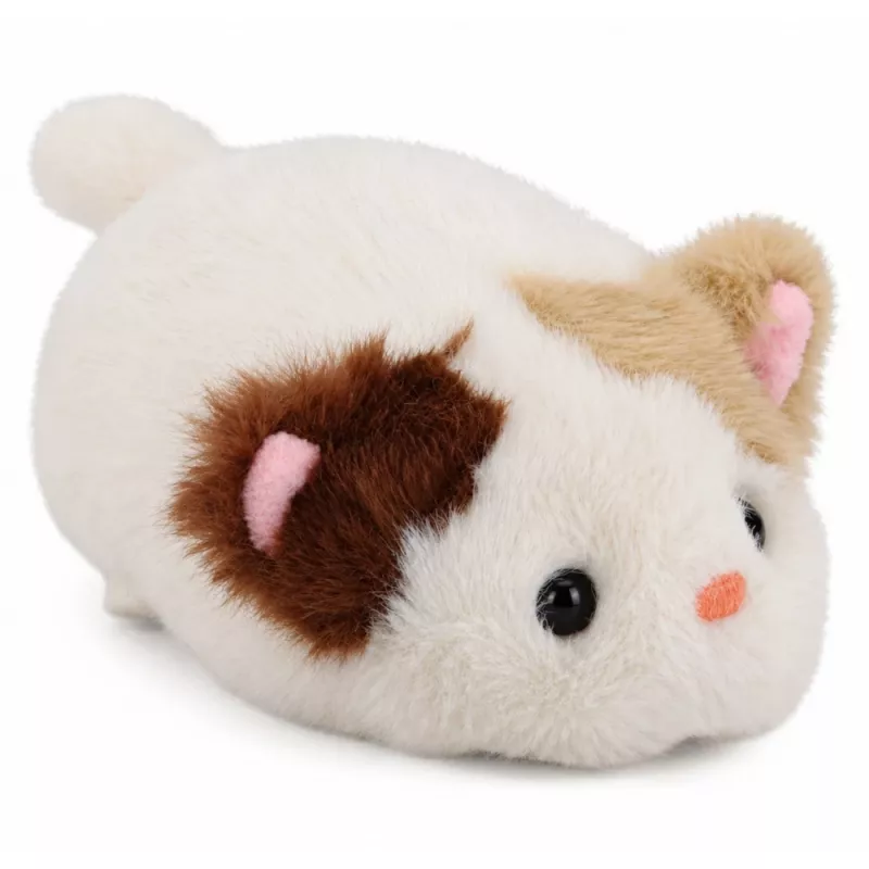 LEAN TOYS Pluchen katje mascotte Knuffeldier Zacht Klein Wit 16 cm