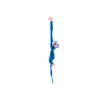 LEAN TOYS pluche aap mascotte met geluid, blauw 80 cm