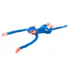 LEAN TOYS pluche aap mascotte met geluid, blauw 80 cm