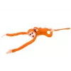 LEAN TOYS pluchen aap met babymascotte, oranje met geluid 70 cm