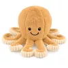 LEAN TOYS pluche octopus met elastische tentakels, beige 50 cm – zacht knuffeldier