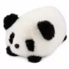 LEAN TOYS Pluchen panda Knuffeldier Zwart en Wit 16 cm
