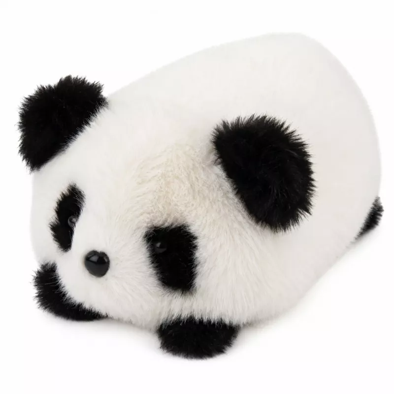LEAN TOYS Pluchen panda Knuffeldier Zwart en Wit 16 cm
