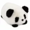 LEAN TOYS Pluchen panda Knuffeldier Zwart en Wit 16 cm