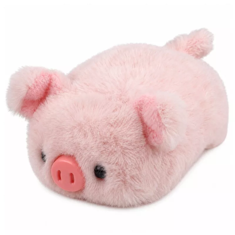 LEAN TOYS Pluchen varken mascotte Zacht knuffeldier Roze 16 cm
