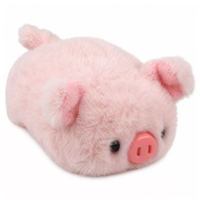 LEAN TOYS Pluchen varken mascotte Zacht knuffeldier Roze 16 cm