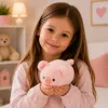 LEAN TOYS Pluchen varken mascotte Zacht knuffeldier Roze 16 cm
