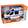 LEAN TOYS Politieauto met frictieaandrijving, geluid en licht