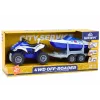 LEAN TOYS politiequad met aanhanger en motorboot