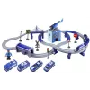 LEAN TOYS Police Town treinset blauw 203 km/h